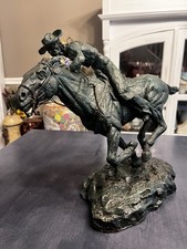Thomas Holland “The Pony Express “Cowboy wrangler” ,Bronze sculpture