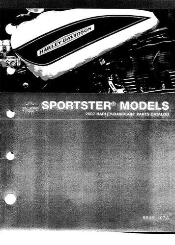 Sportster 2007 catalogue - sportster,