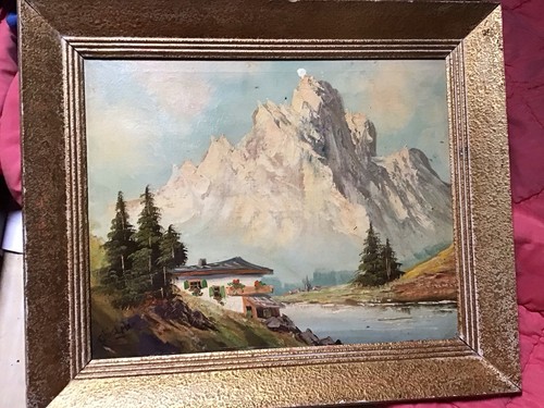 Tableau hst paysage alpin - hst,