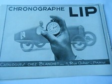 LIP Advertising ADVERT 1929 Original Chronograph
