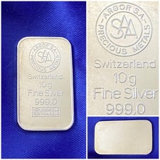 Lingot argent Pur Argor Suisse