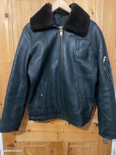 Blouson cuir armée air - blouson,