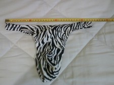 string homme zebré sexy mesur
