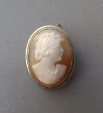 ancien broche pendentif camée