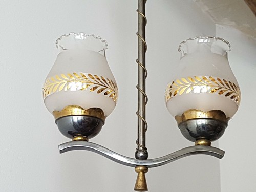 Lustre plafonnier vintage 1950 - plafonnier,