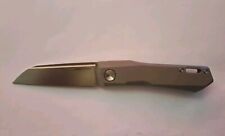 couteau de poche pliant REAL STEEL, Acier D2, Manche en G10, Cran forcé