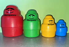 Ensemble de 4 poupées