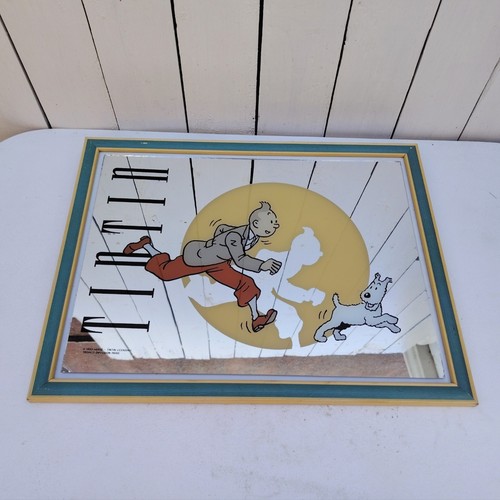 Miroir sérigraphié tintin - miroir,