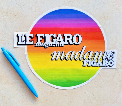 Autocollant figaro madame - figaro,