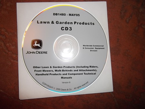 John deere rider - front, walk