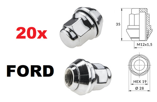 Kit m12x1 écrous de - Écrous,