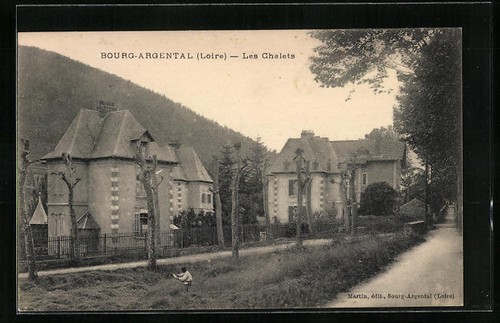 Cpa bourg argental les - cpa,