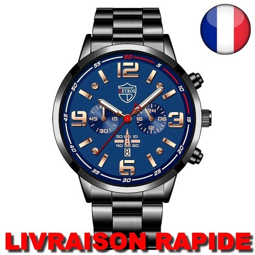 Montre deyros acier inoxydable - deyros,