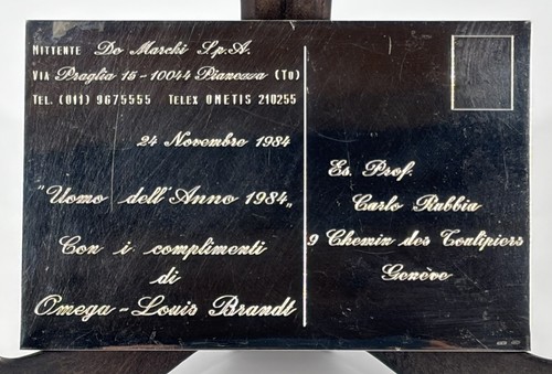Silver postcard 800 carlo - silver,