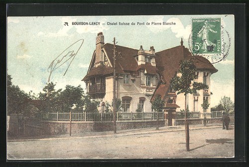 Cpa bourbon lancy chalet - cpa,