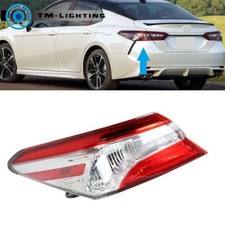 For 2018 2019 2020 Toyota Camry Left Side Outer Rear Tail Light Brake Lamp