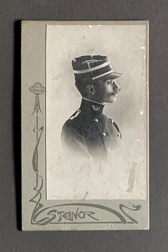 Photo cdv profil - photo, militaire
