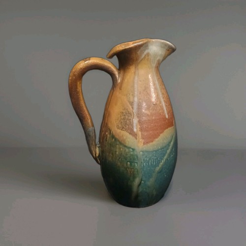 Grand pichet vase grès signé - pichet/vase,