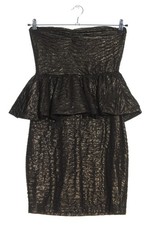 PAPRIKA Robe épaules nues Dames Robe T EU 38 noir-doré élégant