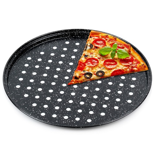 Plaque pizza perforée en - perforée,