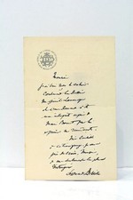 Deux lettres autographes