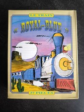 Train Électrique Royal Blue Miniature - Jouet Vintage