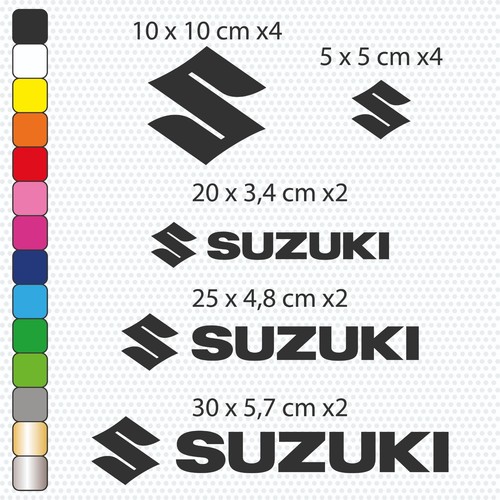Suzuki stickers vinyles - suzuki, 14