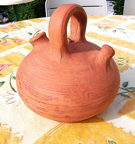 Gargoulette terre cuite - ,