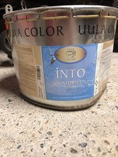 Peinture blanche mate, bidon de 9 litres, pour murs et boiseries intérieures