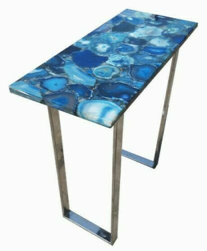 Bleu agate pierre - bleu,