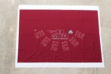 CASINO MAT: TEXAS POKER. RED VELVET. NEW. PRESTIGIOUS PROVENANCE.