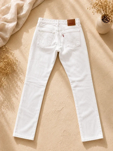 Jean levi 501 blanc - jean,