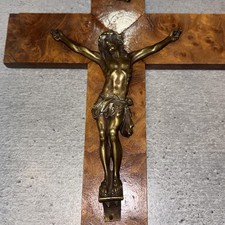 Ancien Crucifix en bronze