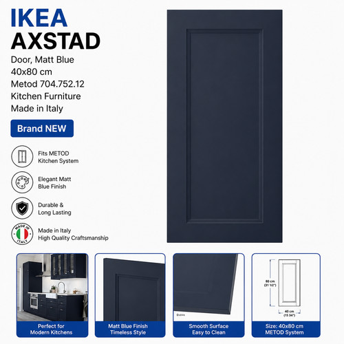 Porte ikea axstad bleu - porte, axstad,