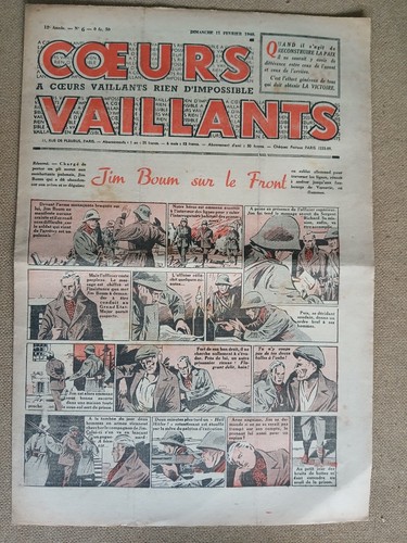 Magazine cœurs vaillants - magazine,
