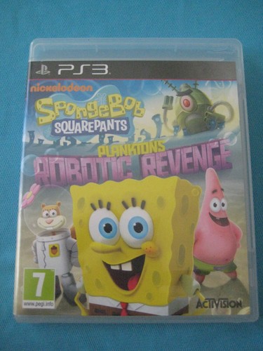 Ps3 bob éponge planktons - l'éponge,