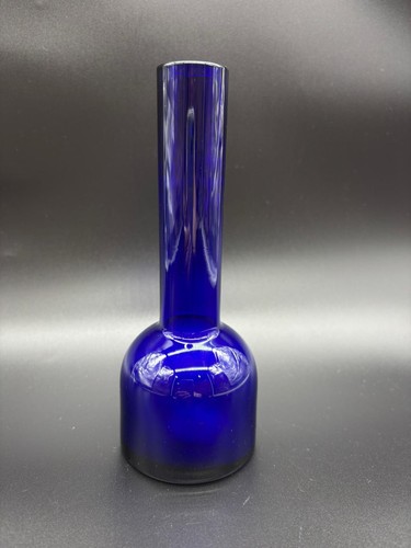 Vase bleu cobalt fin - , gorge