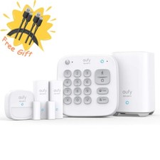 eufy 5-Piece Home Alarm Security System Kit Keypad Entry/Motion Sensor|Refurbish