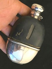 Hip Flask & Silver & Solid Silver & English & UK & Water Bottle & Silverware