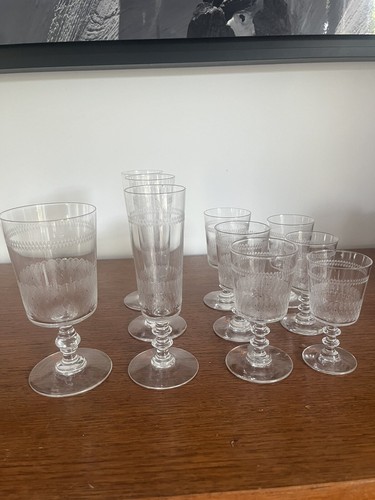 Verres cristal val saint - 10,