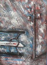 Ancien banc de lampadaire