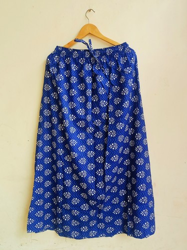 Jupe imprimé indien coton - jupe,