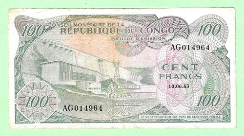 Billet congo belge - billet, ,
