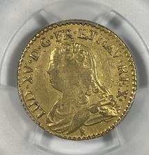 1726-M France Gold. L D'or. Louis D'or. PCGS XF45