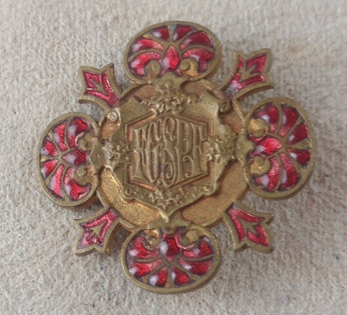 Ancienne médaille émaillée