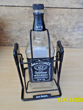 C4/ JACK DANIEL'S WHISKEY BOTTLE SWING HOLDER...1 LITRE EMPTY