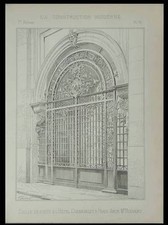 PARIS, GRILLE PORTE HOTEL