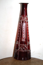 Carafe Cristal Taillé Doublé Améthyste Art Déco VAL SAINT LAMBERT Baccarat ?