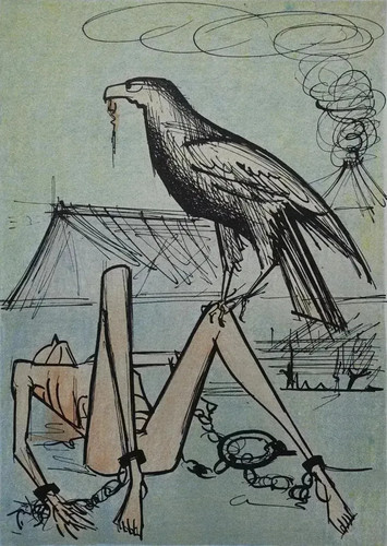 Bernard buffet prométhée - buffet:,