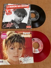 Deux disques vinyl 45 t Karen